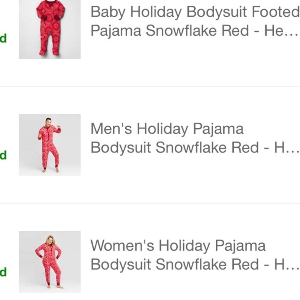 Family Christmas Onesie set